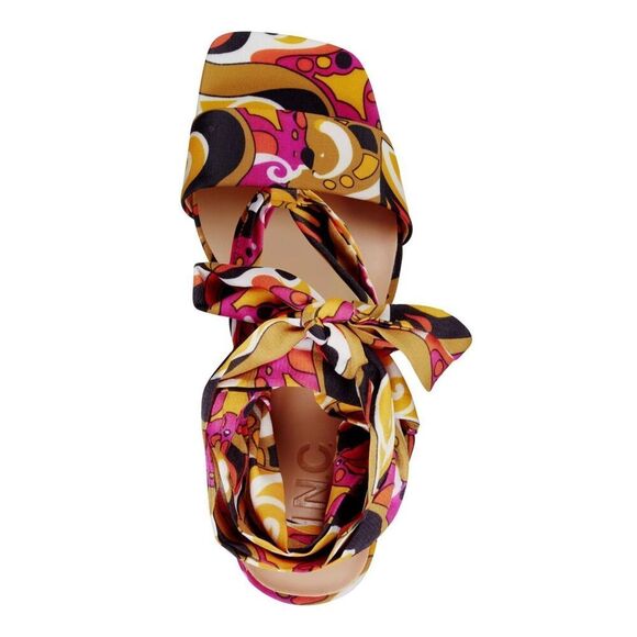 INC Womens Laeelia Strappy Square Toe Pumps Block Heels  Size 7.5 New, no box - Picture 7 of 8